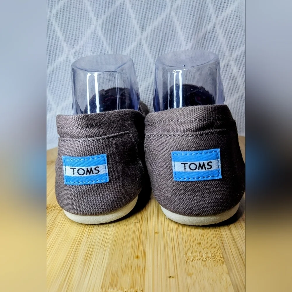Toms‎ Classic University Brown Canvas Espadrille women Shoes size 9.5